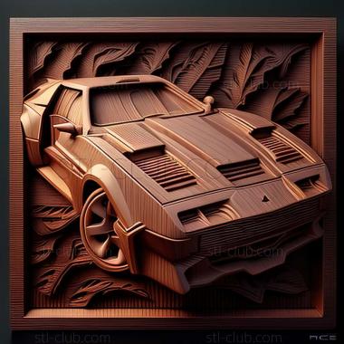 3D мадэль Pontiac Fiero (STL)